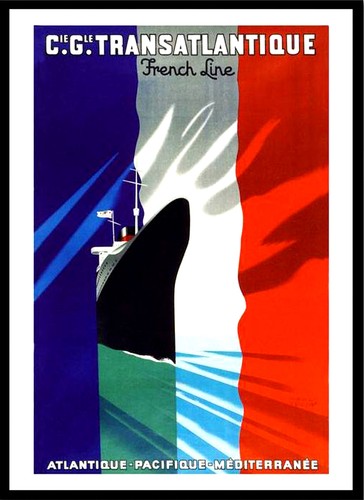 French line art deco - art,
