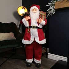 1.1m Red Standing Santa Claus