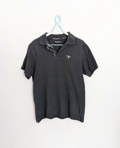 Barbour grey polo shirt - polo, mens