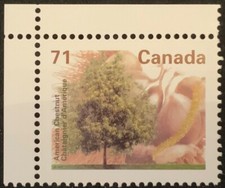 CANADA 1995 - FRUIT TREES SERIES - AMERICAN CHESTNUT - FINE 71c STAMP MNH