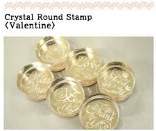 Crystal clear round rubber