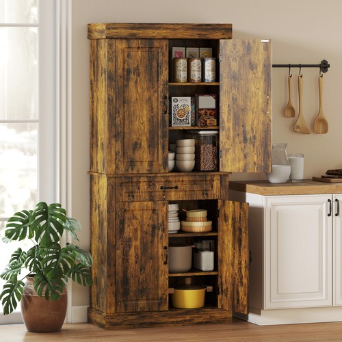 Rustic kitchen cupboard - kitchen,