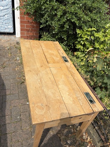 Antique double school - double, desk