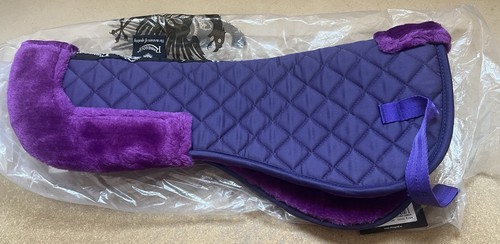 Purple fleece half pad - fleece,
