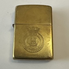 HMS Ark Royal Brass Zippo