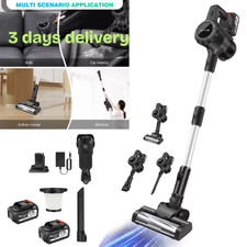 6 in 1 Upright Stick Power Vacuum Cleaner Cordless Bagless Handheld Hoover