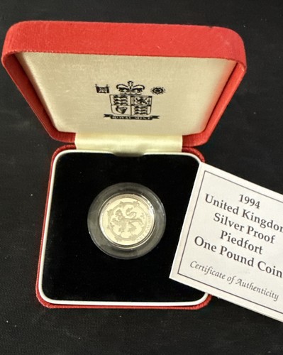 1994 silver proof piedfort - 1994,