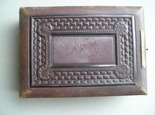 EMPTY VICTORIAN LEATHER CDV