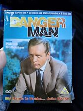 DANGER MAN COMPLETE SERIES ONE Patrick McGoohan 6 DVD BOXSET R2 UK VGC FREEPOST 