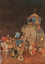 Edmund Dulac Mounted Vintage