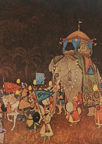 Edmund dulac mounted vintage - mounted,