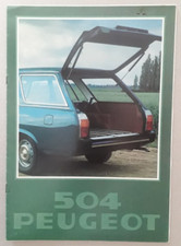 Peugeot 504 Estate Brochure