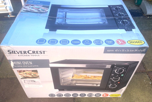 Silvercrest mini oven 1200w - silvercrest,