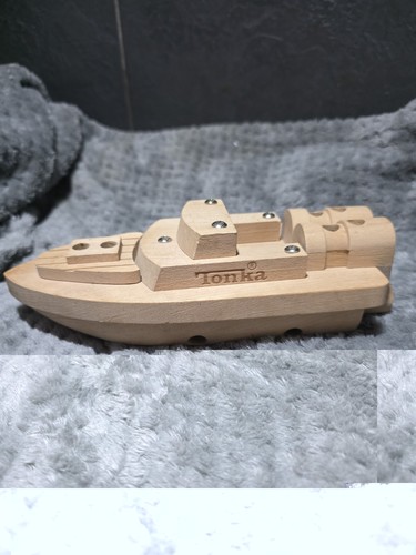 Tonka wooden boat - wooden, /