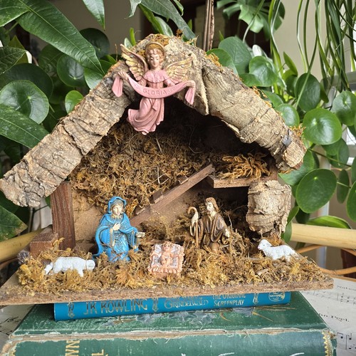 Vintage fontanini nativity set - vintage,