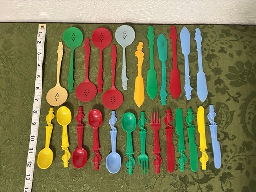 Lot vintage plastic - lot,