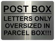 1549 POST BOX LETTERS ONLY