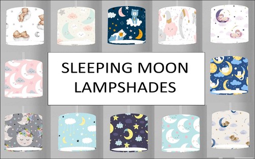 Kids moon stars lampshade - moon,