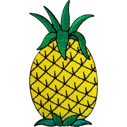 Embroidered iron pineapple - iron, on