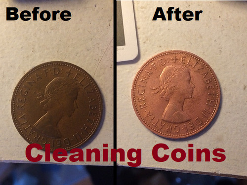 Clean your coins - clean, quickly