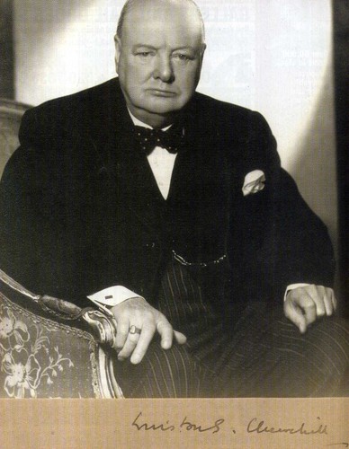 Winston churchill signed - winston,