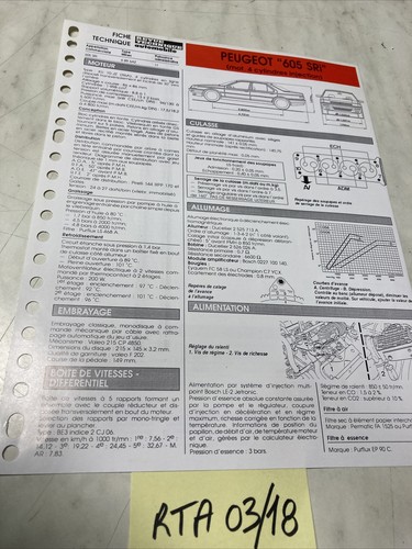 Automobile technical sheet - technical,