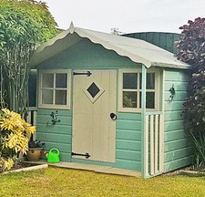 6x4 CHILDRENS WOODEN WENDY PLAYHOUSE KIDS WOOD CANOPY GARDEN WINDOW PLAY HOUSE 