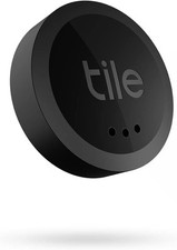 Tile Sticker (2022) Bluetooth Item Finder - 45m Finding Range - Black