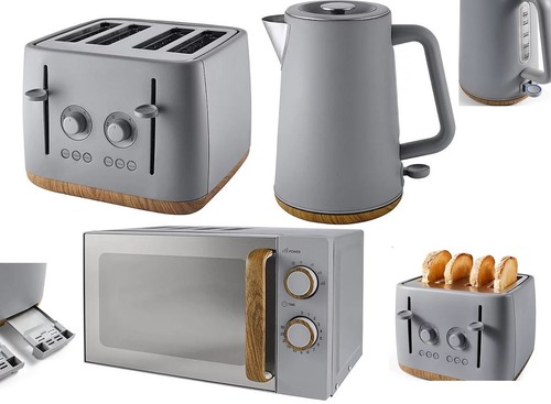 Kettle toaster microwave - toaster,