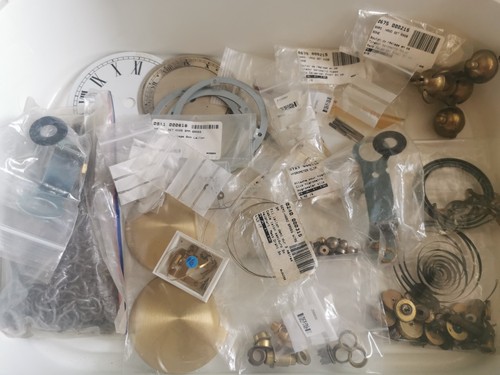 Clock parts mostly new - clock, parts,
