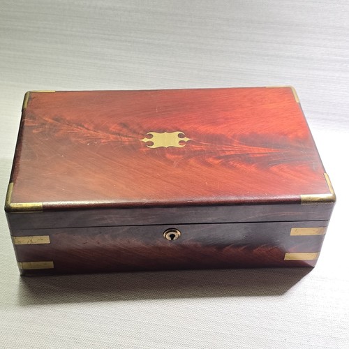 Antique victorian brass bound - brass,