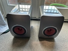 Kef ls50 titanium grey red - kef,
