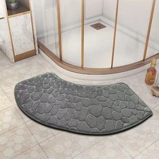 Bathroom Absorbent Mat Curved