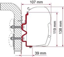 Fiamma F45 Adapter Kit