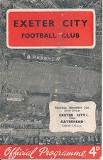 Exeter City v Gateshead