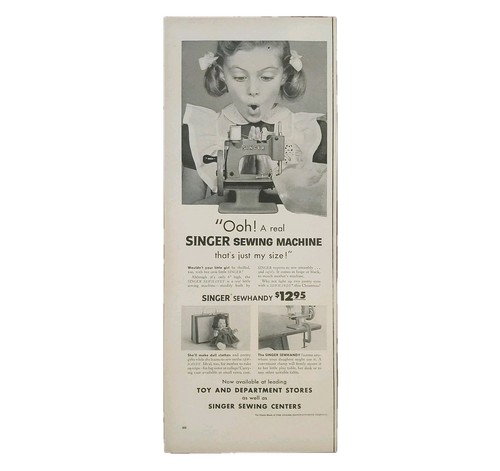 1955 vintage toy singer - ,