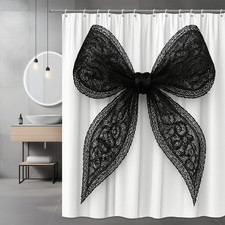 Elegant Black Lace Shower