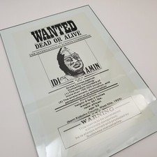 Vtg 70s “WANTED: Idi Amin”