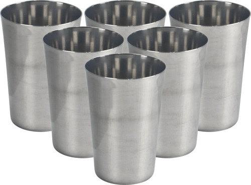Stainless steel tumblers - steel,