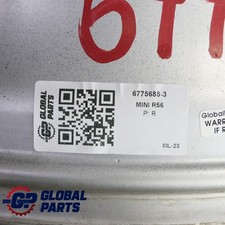 Mini Cooper 3 R50 R55 R56 Black Wheel Alloy Rim 17" 7J ET:48 Flame Spoke 97