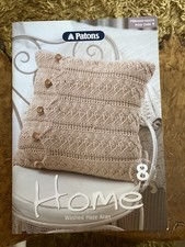 Women’s Knitting Patterns Aran Blankets Slippers Cushion Covers Patons 03474