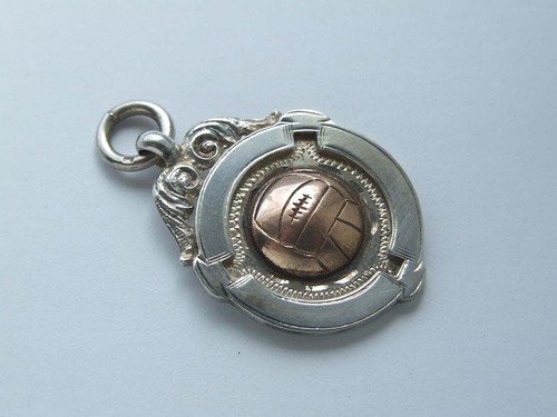 1938 silver fob medal - silver,