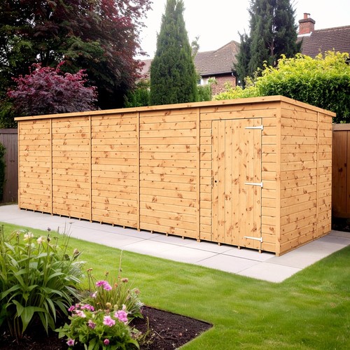 Empire pent garden shed wooden - pent,
