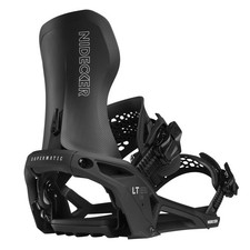 Nidecker LT Supermatic Snowboard Bindings Black Step-In Unisex All-Mountain
