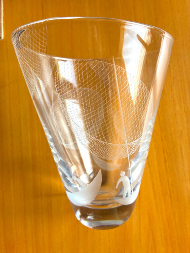 Kosta vicke lindstrand etched - kosta,