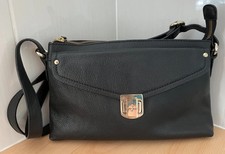 Jasper Conran designers@debenhams vintage black leather  shoulder/crossbody bag