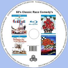 THE GREAT RACE (1960's) + 3 MOVIES -Public Domain Movies BLU-RAY NO CASE