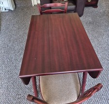  Dark wood dropleaf table  ideal for small flat