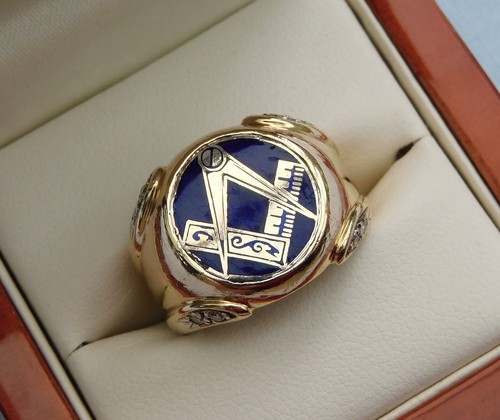 Masonic 14ct yellow - masonic, +
