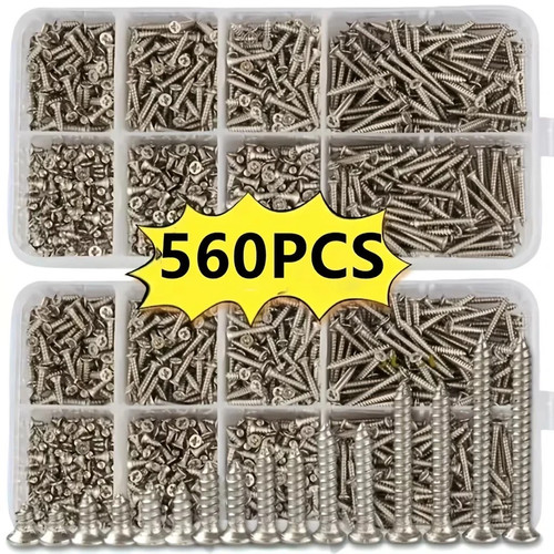 560pcs self tapping wood - self,